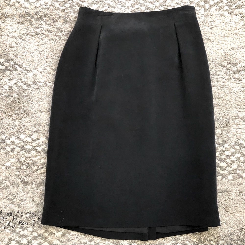 VINTAGE JONES NEW YORK SILK SKIRT SZ 6P RARE FIND